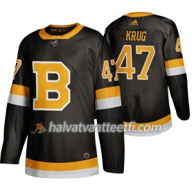 Miesten NHL Boston Bruins Pelipaita Torey Krug 47 Adidas 2019-20 Musta Authentic